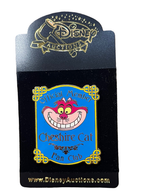 Disney Auctions Official Member Cheshire Cat Fan Club Pin #38105 LE 1000 Alice